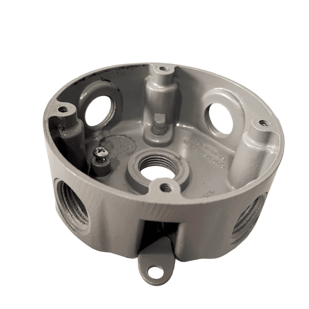 Caja octagonal 3/4" 5 salidas 5