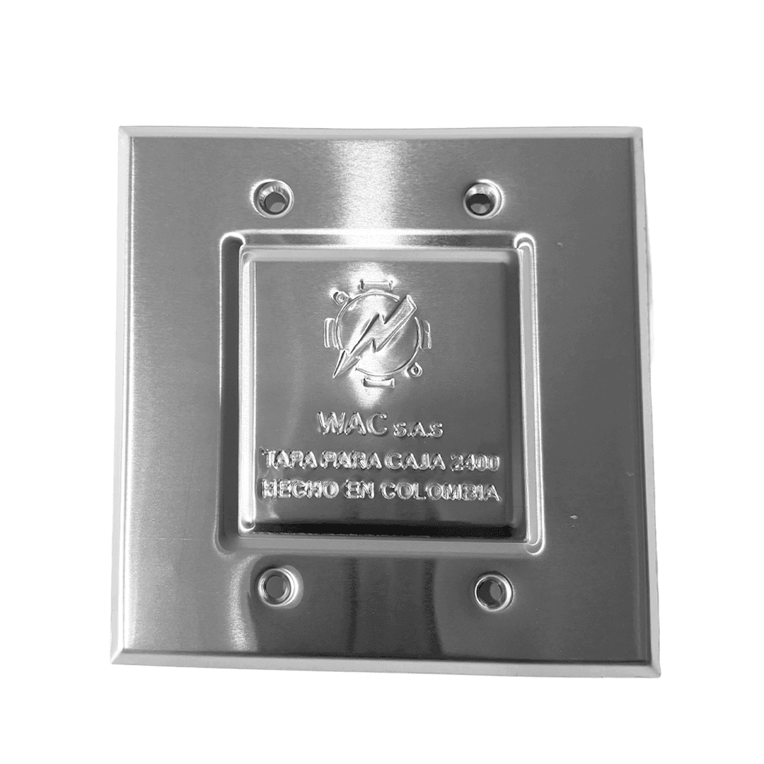 Tapa en aluminio para caja 2400 2