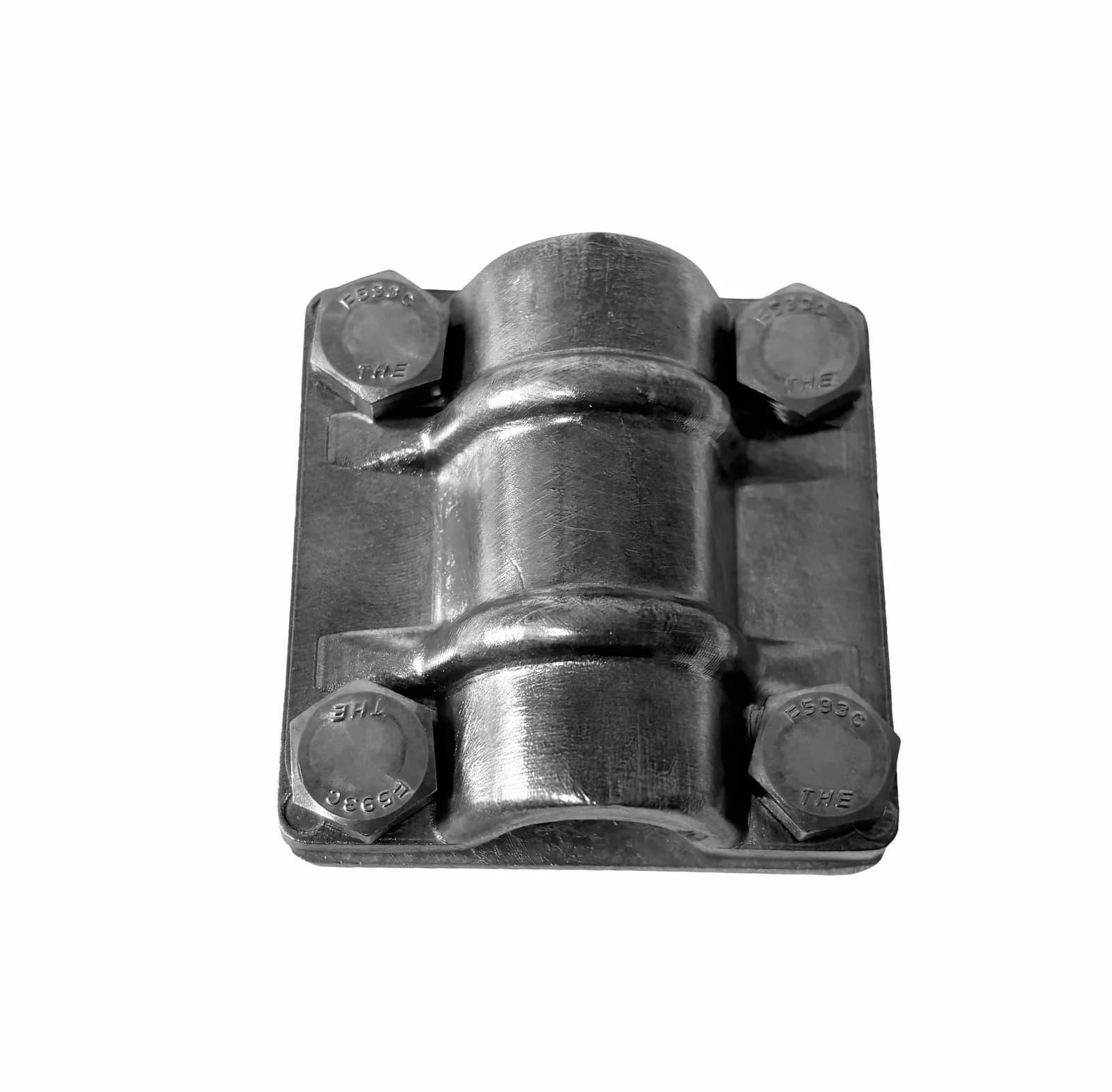 Conector en aluminio de derivación en T y X para varilla de 5/8" cable 4 a 2/0 AWG, referencia WACCXVA8